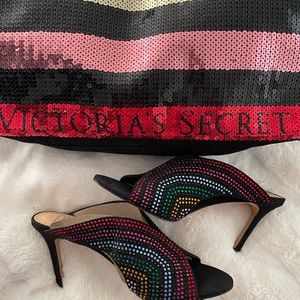 🌈🌈INC. Rainbow Crystal Sandals/Heels. 9.5M